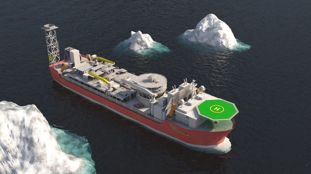 FPSO offshore platform  pack Low-poly 3D model_9