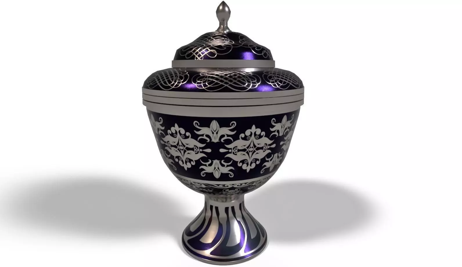 Decorative Urn v01 Shelf Decoration 3D model_0