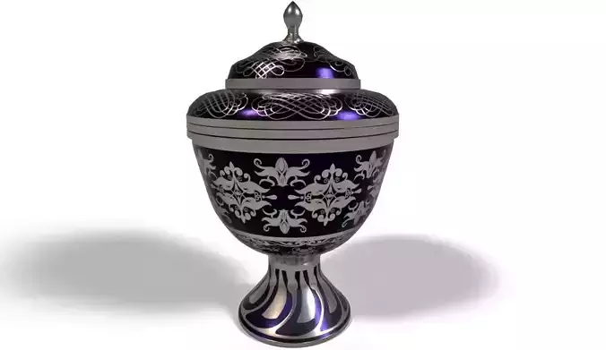Decorative Urn v01 Shelf Decoration 3D model