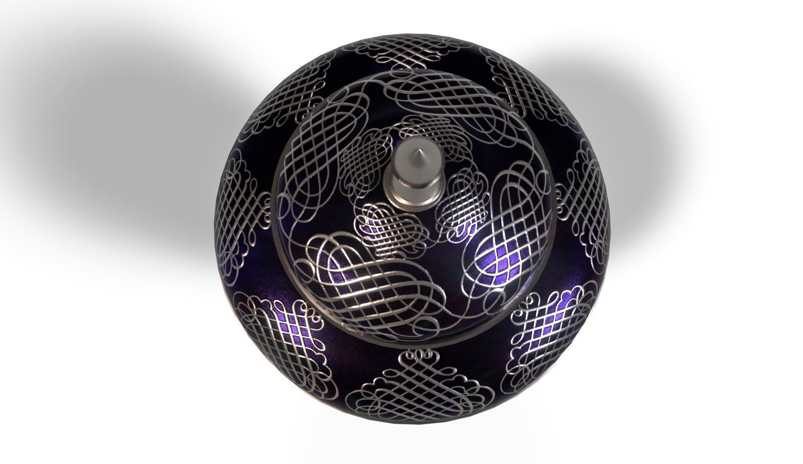 Decorative Urn v01 Shelf Decoration 3D model_2