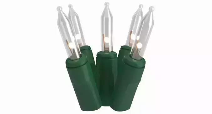 Christmas Light Low-poly 3D model