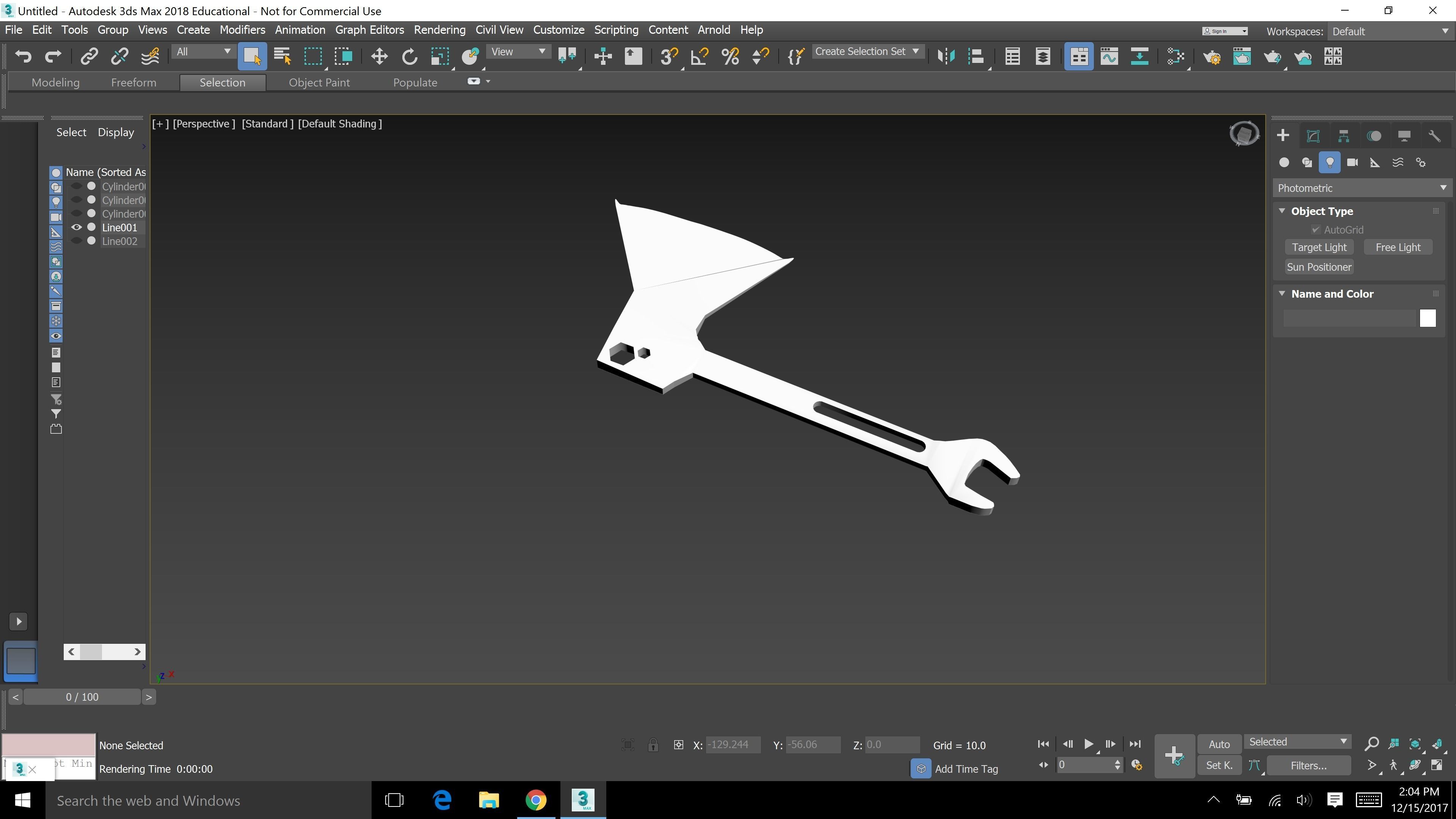 hench computer screen showing 3D model_3