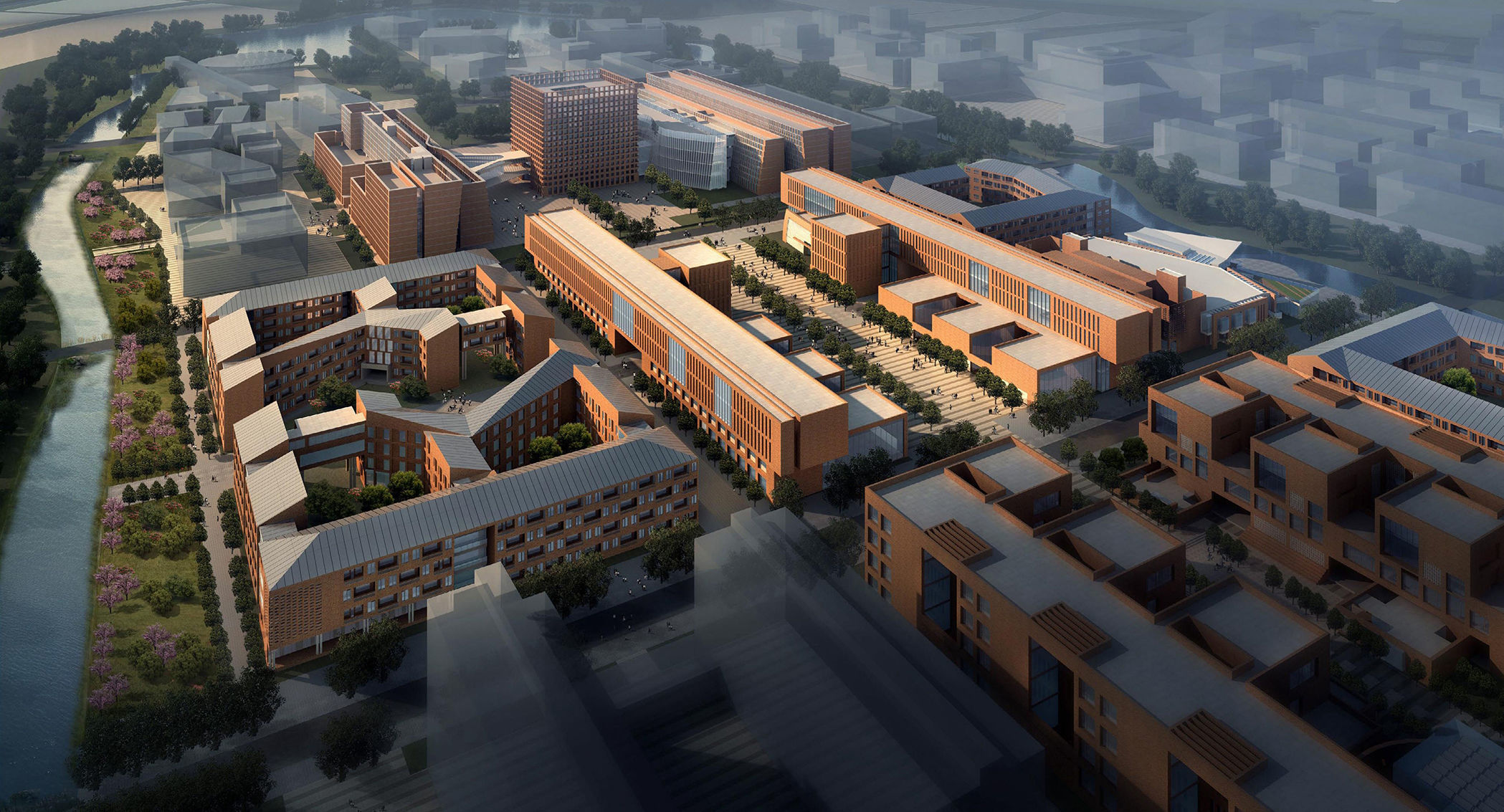 architectural city planning  3D model_3