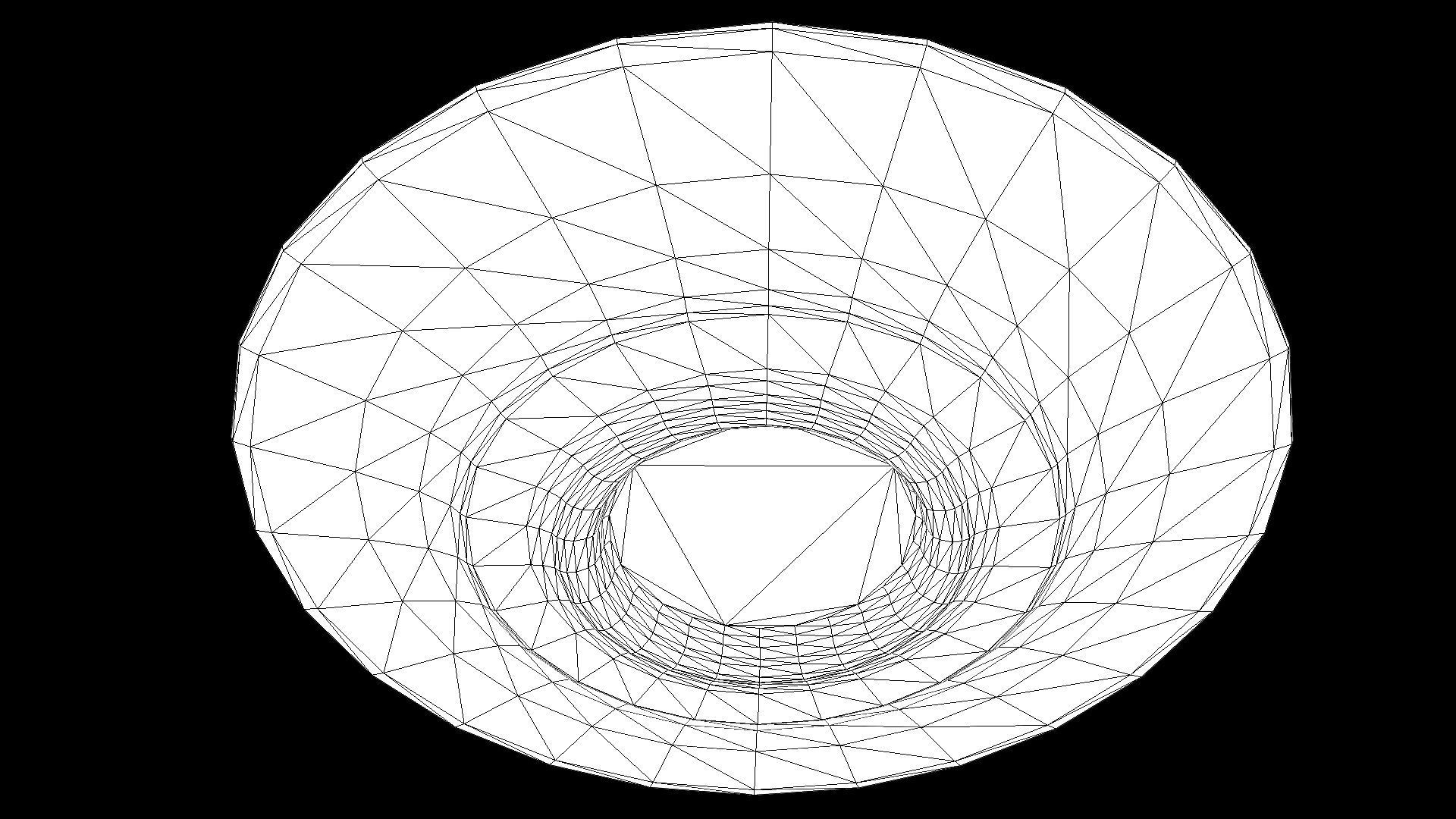 Flying Saucer PBR Low-poly 3D model_10