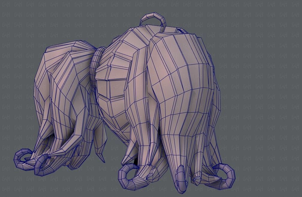 3D Hair style for girl V03 3D model_29