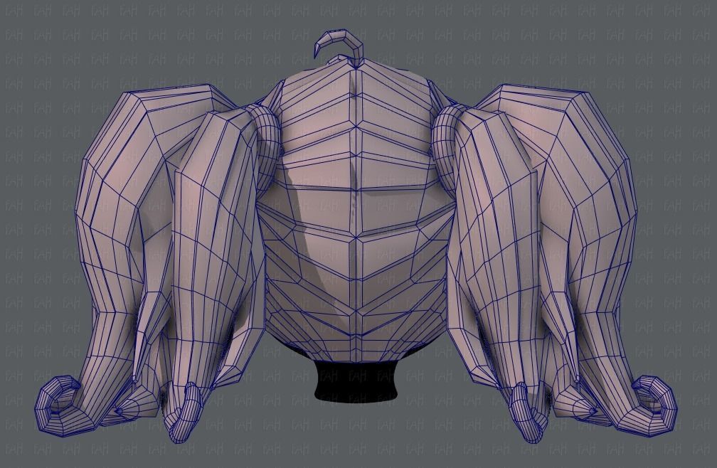 3D Hair style for girl V03 3D model_30