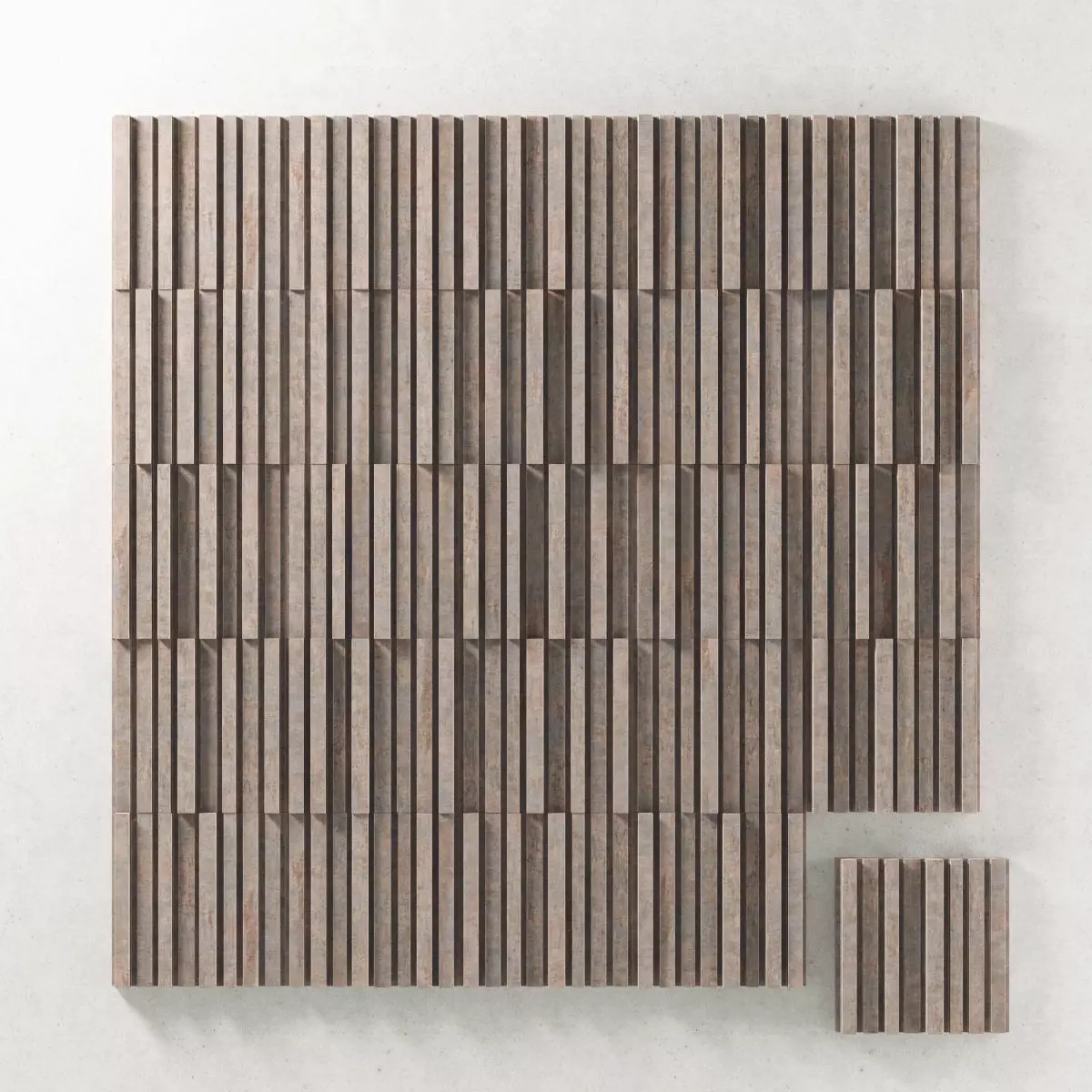 Stone panel decorative n3 3D model_0