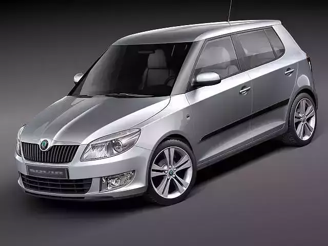 Skoda Fabia 2011 5door 3D model