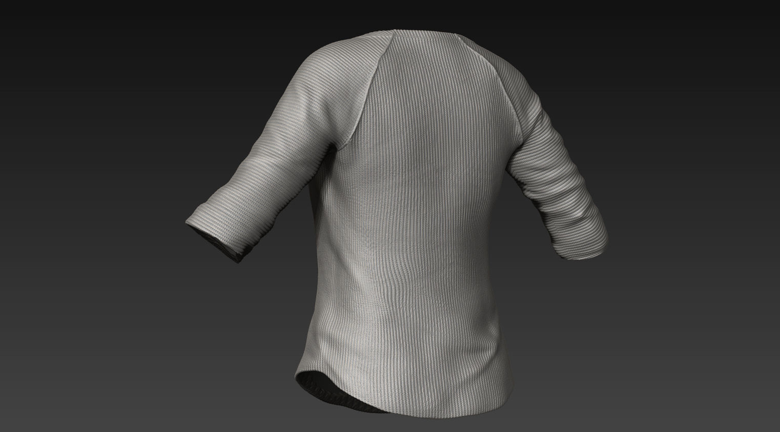 Zbrush Female Pullover 3D model_5