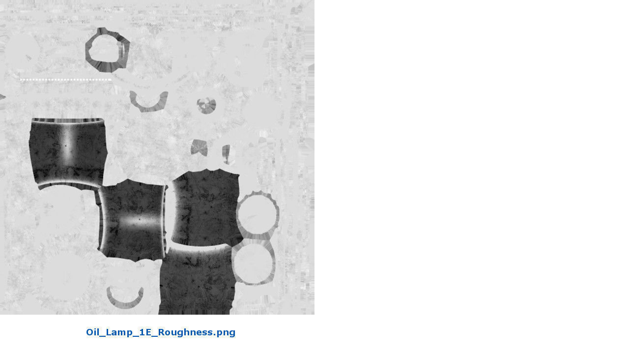 Oil Lamp 1E Low-poly 3D model_8