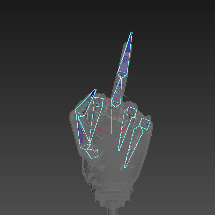 Robot Hand 3D model_13