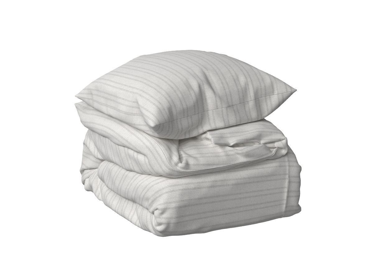 DUVET WITH PILLOW 3D model 3D model_13