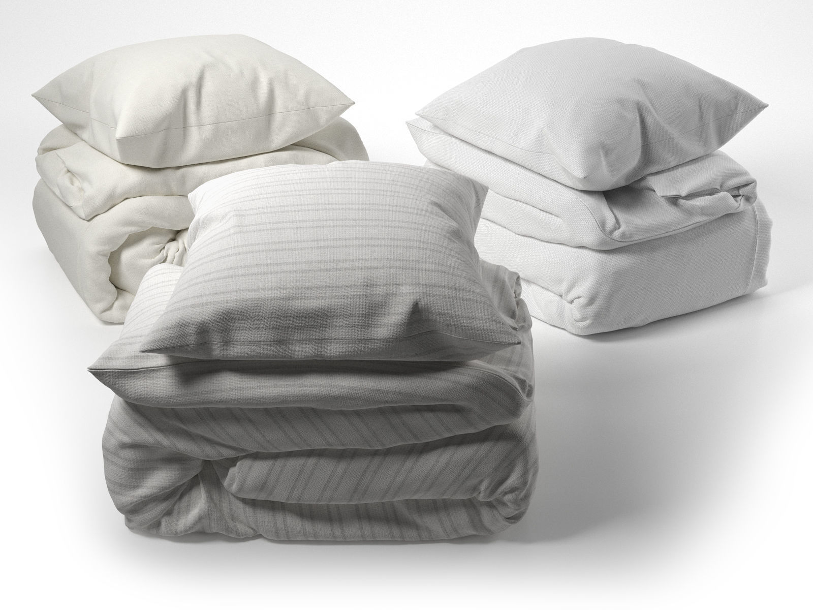 DUVET WITH PILLOW 3D model 3D model_3
