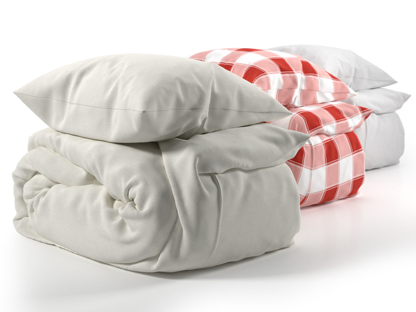 DUVET WITH PILLOW 3D model 3D model_2