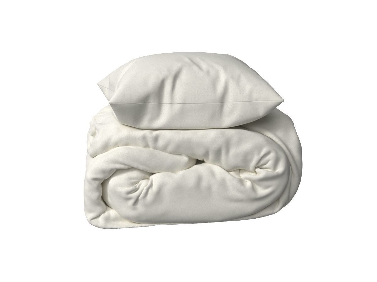 DUVET WITH PILLOW 3D model 3D model_8