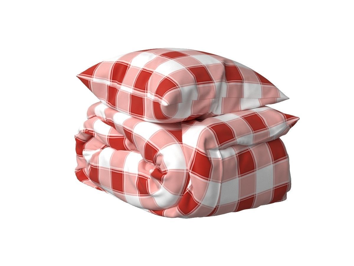 DUVET WITH PILLOW 3D model 3D model_6