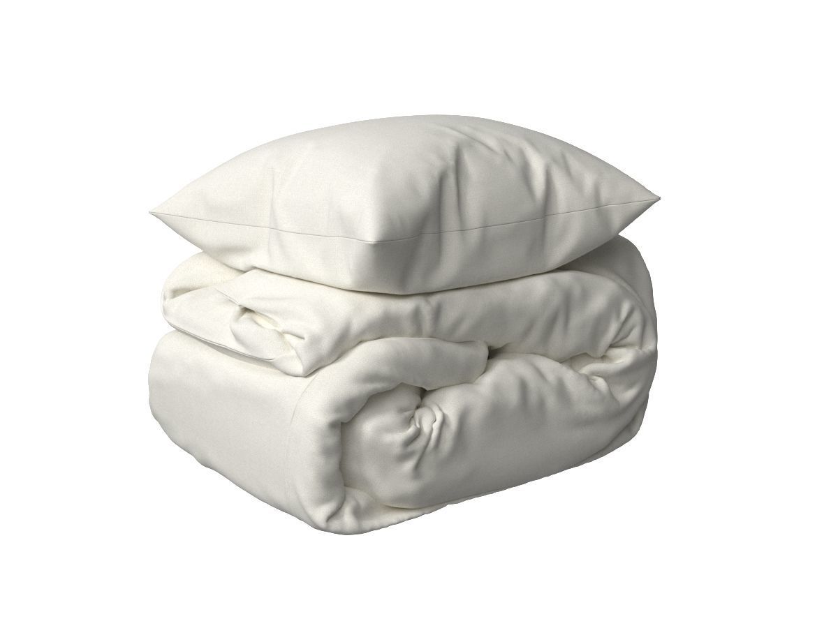 DUVET WITH PILLOW 3D model 3D model_9