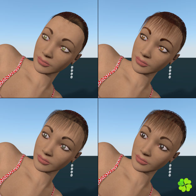 Ada basic female model low poly Low-poly 3D model_29