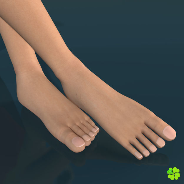 Ada basic female model low poly Low-poly 3D model_39