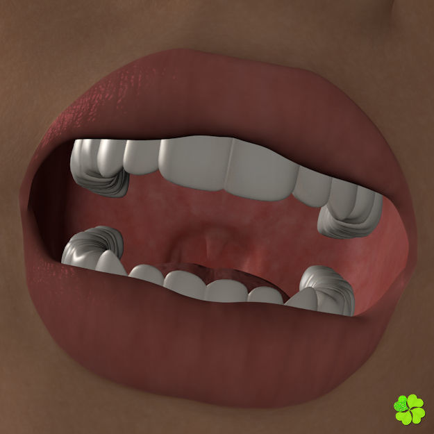 Ada basic female model low poly Low-poly 3D model_45