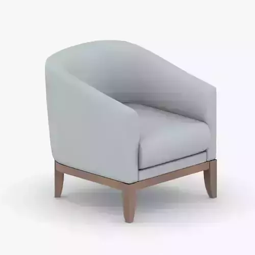 1079 - Armchair Low-poly 3D model