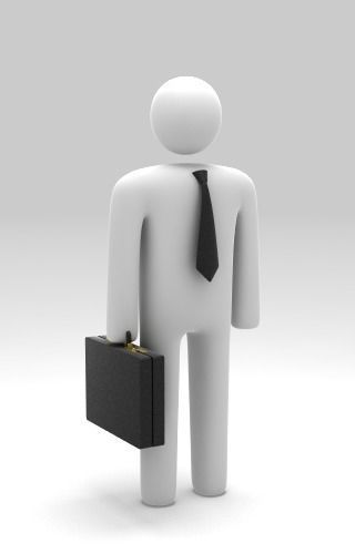 Stickman Rigged with costumes Low-poly 3D model_5