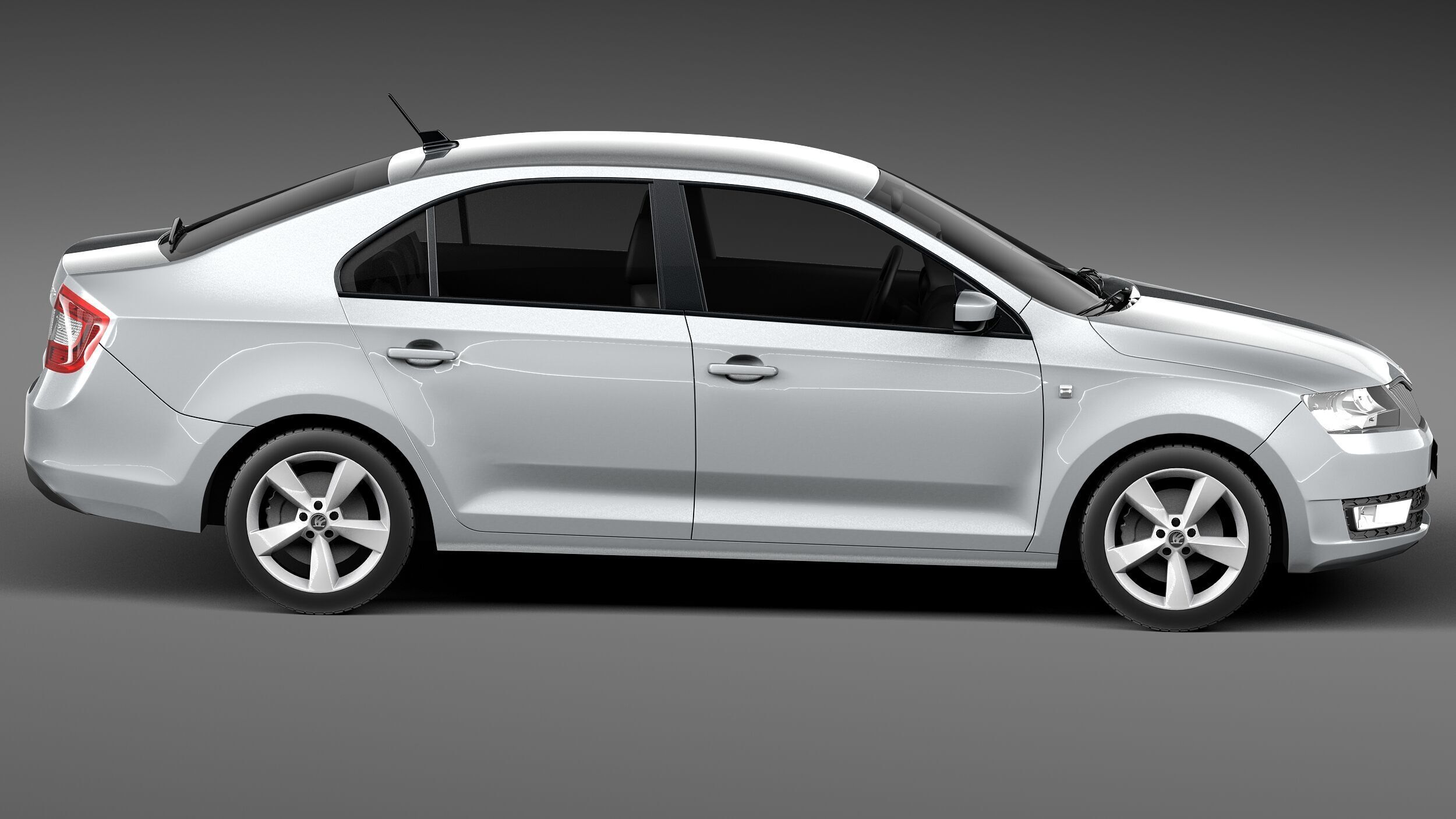 Skoda Rapid 2013 3D model_6