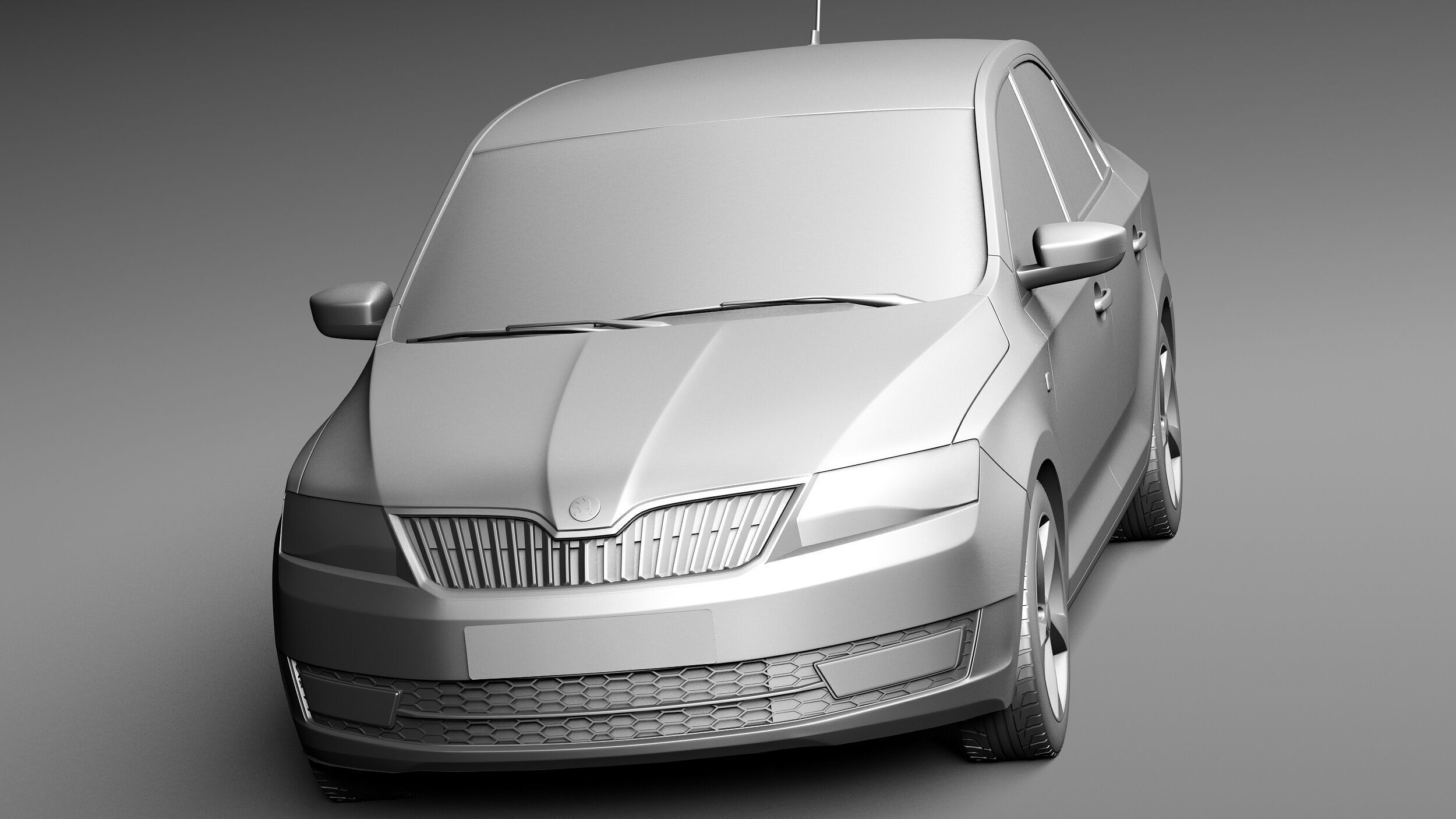 Skoda Rapid 2013 3D model_9