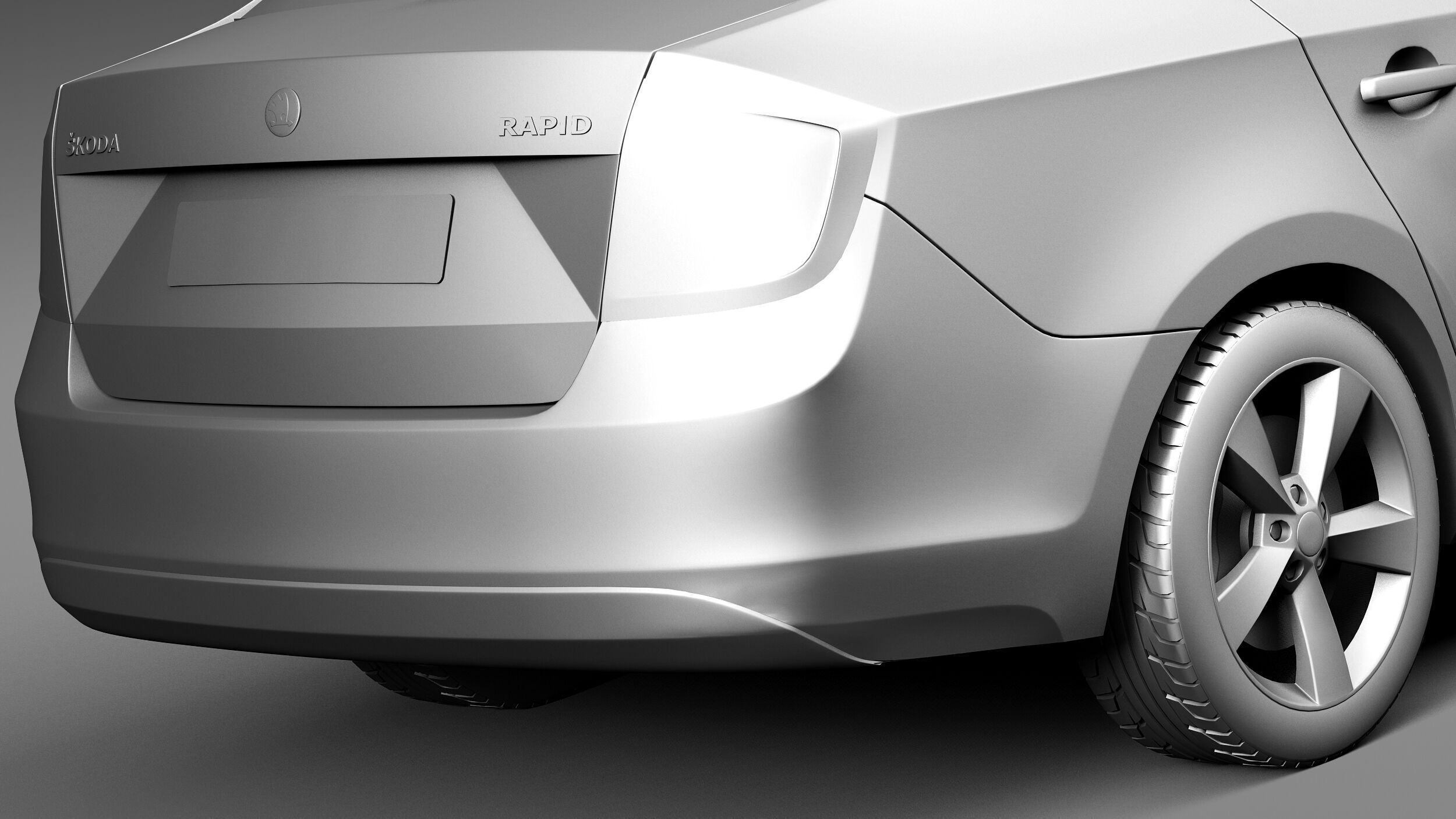 Skoda Rapid 2013 3D model_11