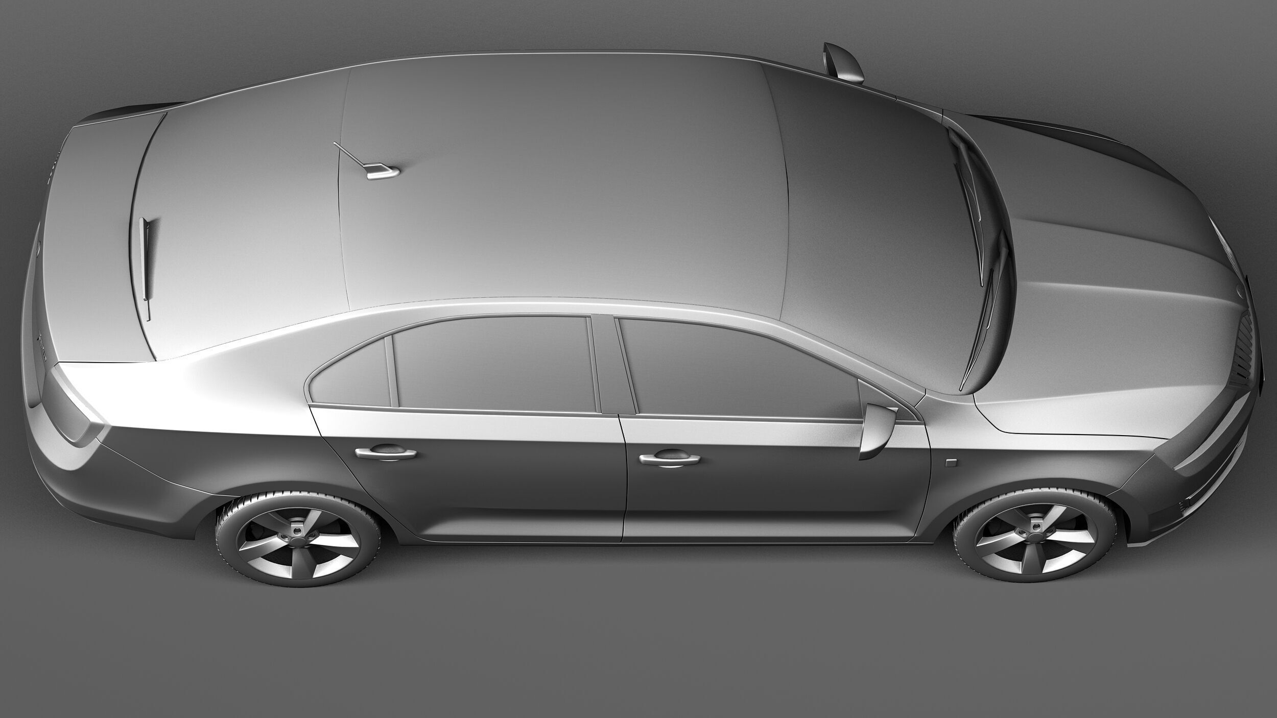 Skoda Rapid 2013 3D model_15