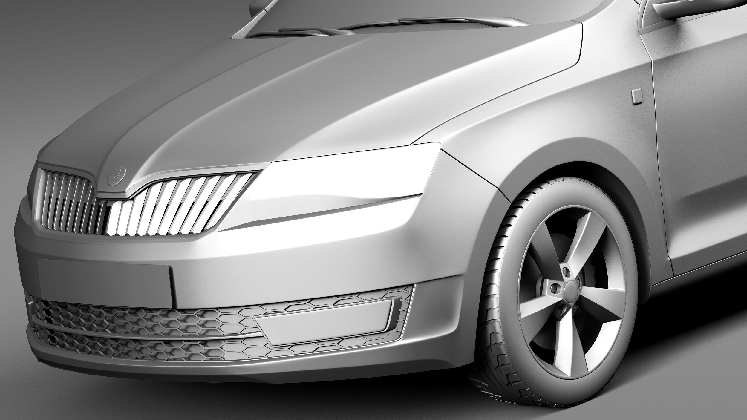 Skoda Rapid 2013 3D model_10