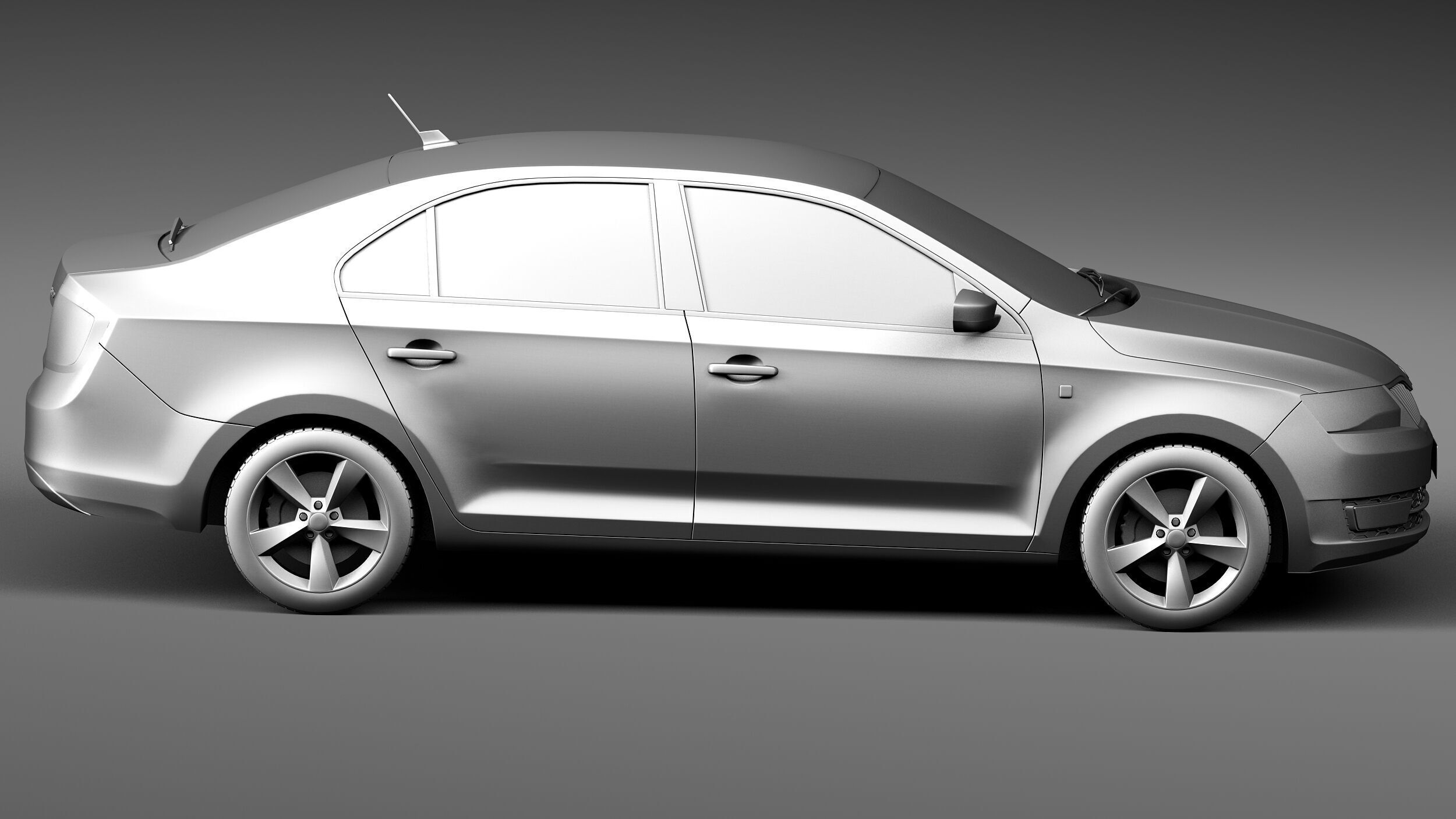 Skoda Rapid 2013 3D model_14