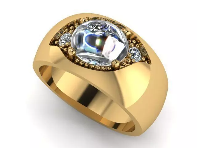 Ring T00646 3D print model_0