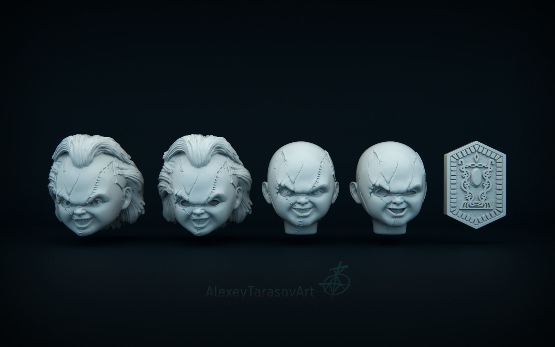 Chucky mask 3D print model 3D print model_2