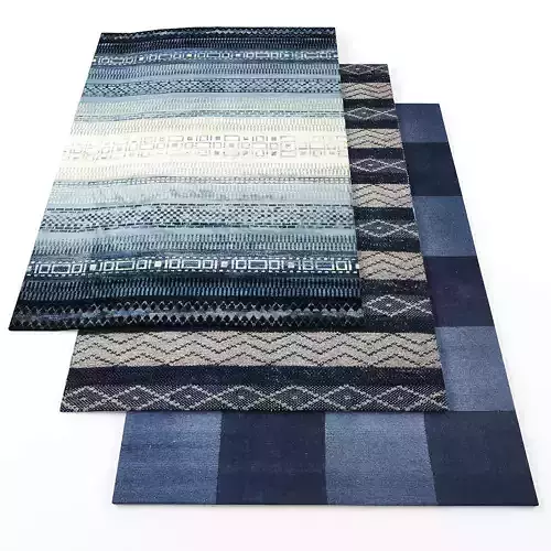 Network Rugs5 Low-poly 3D model