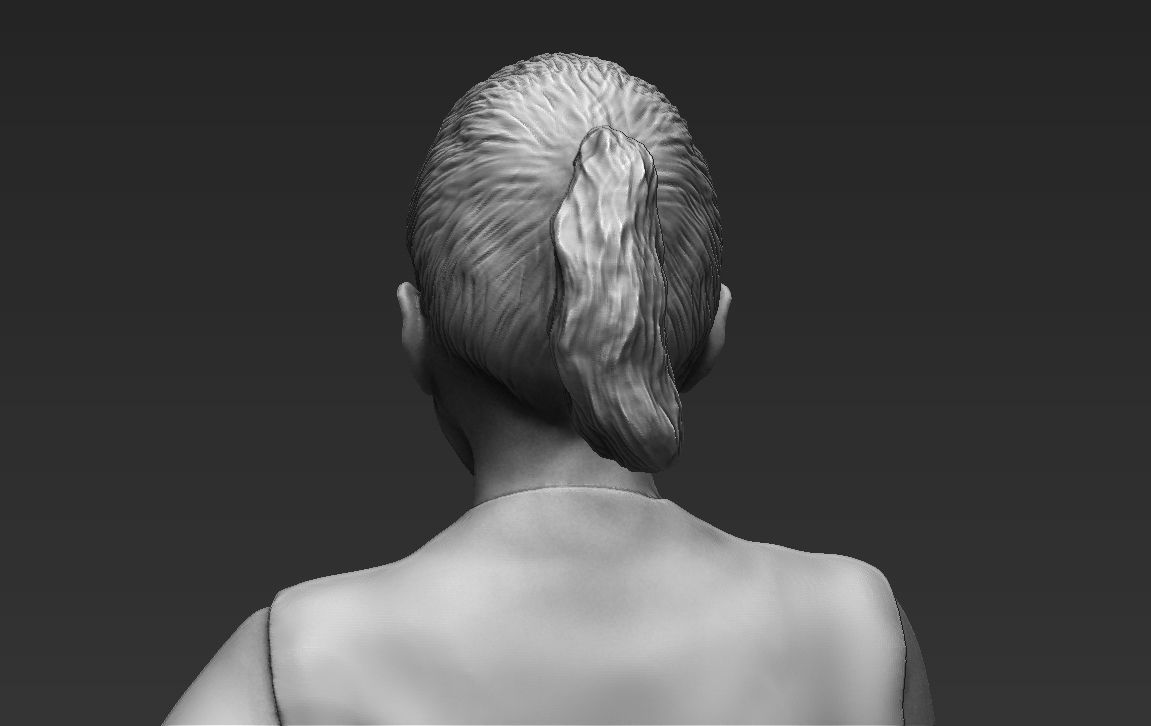 Shakira 3D printing ready stl obj formats 3D print model_18