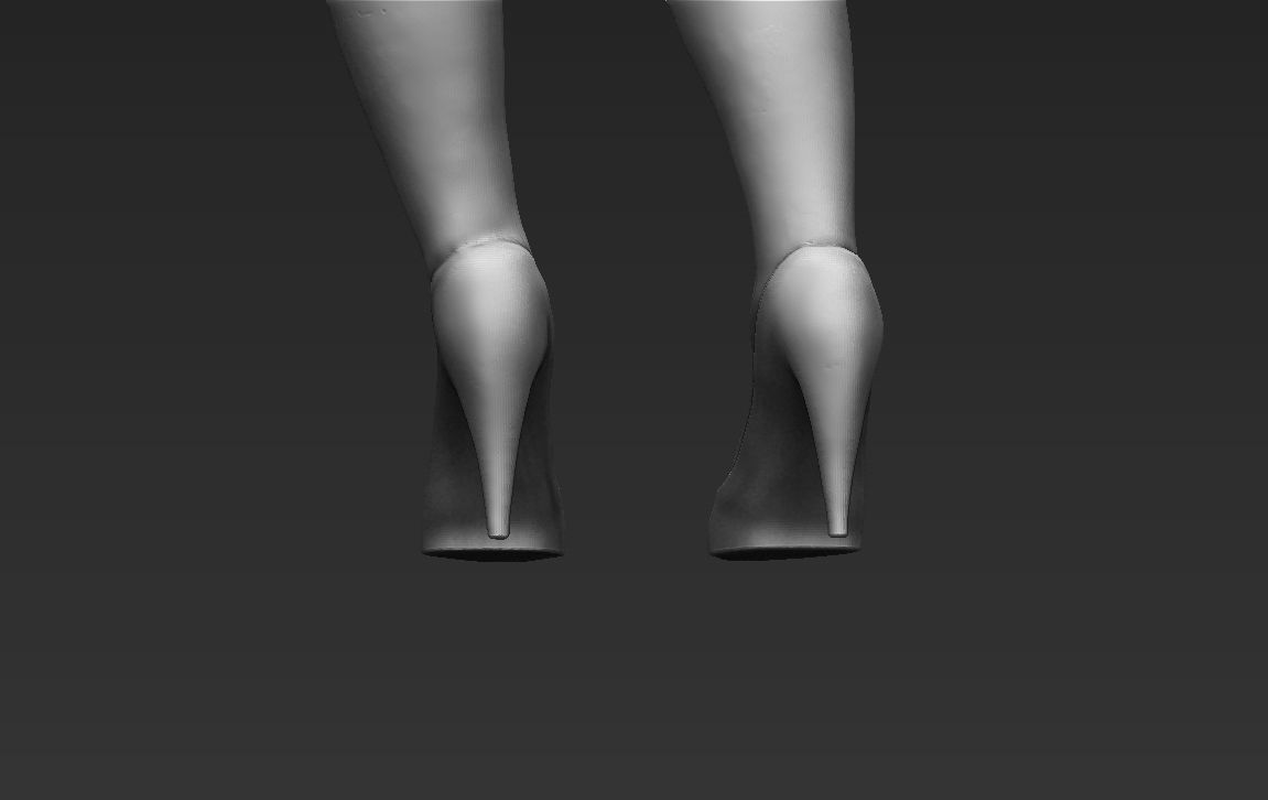 Shakira 3D printing ready stl obj formats 3D print model_23