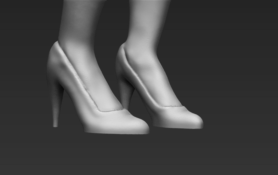 Shakira 3D printing ready stl obj formats 3D print model_22