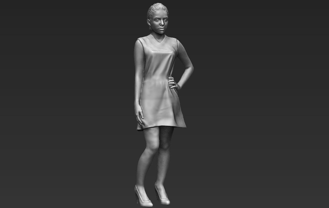 Shakira 3D printing ready stl obj formats 3D print model_2