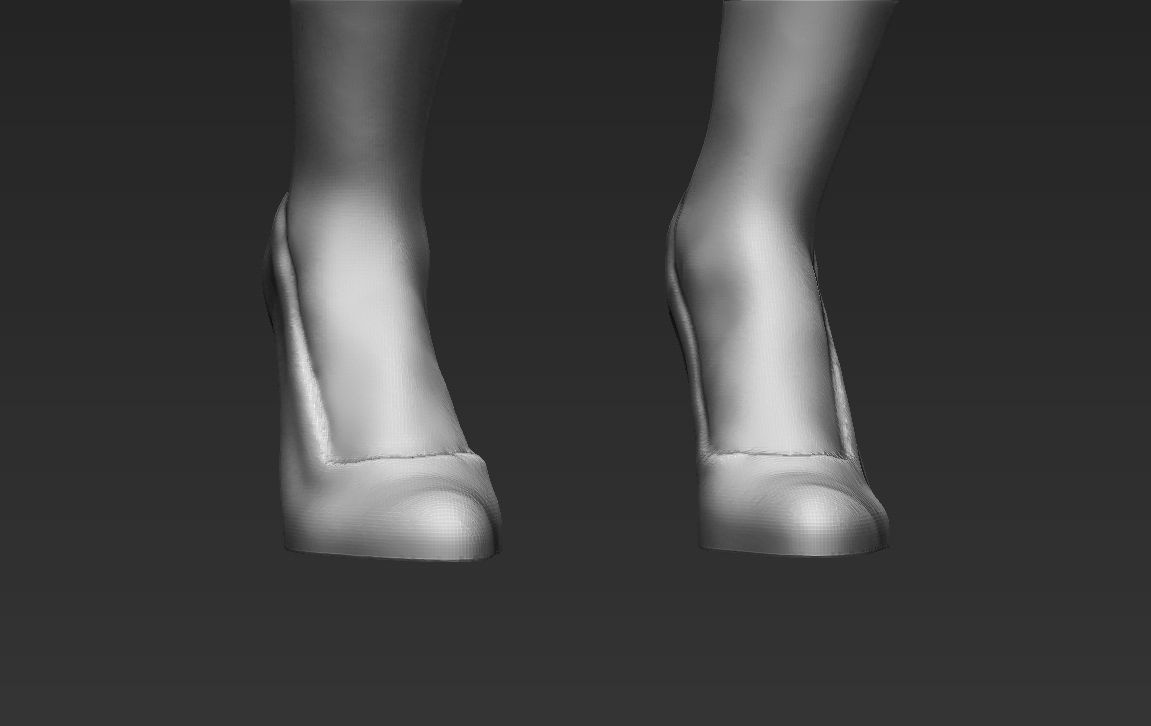 Shakira 3D printing ready stl obj formats 3D print model_21