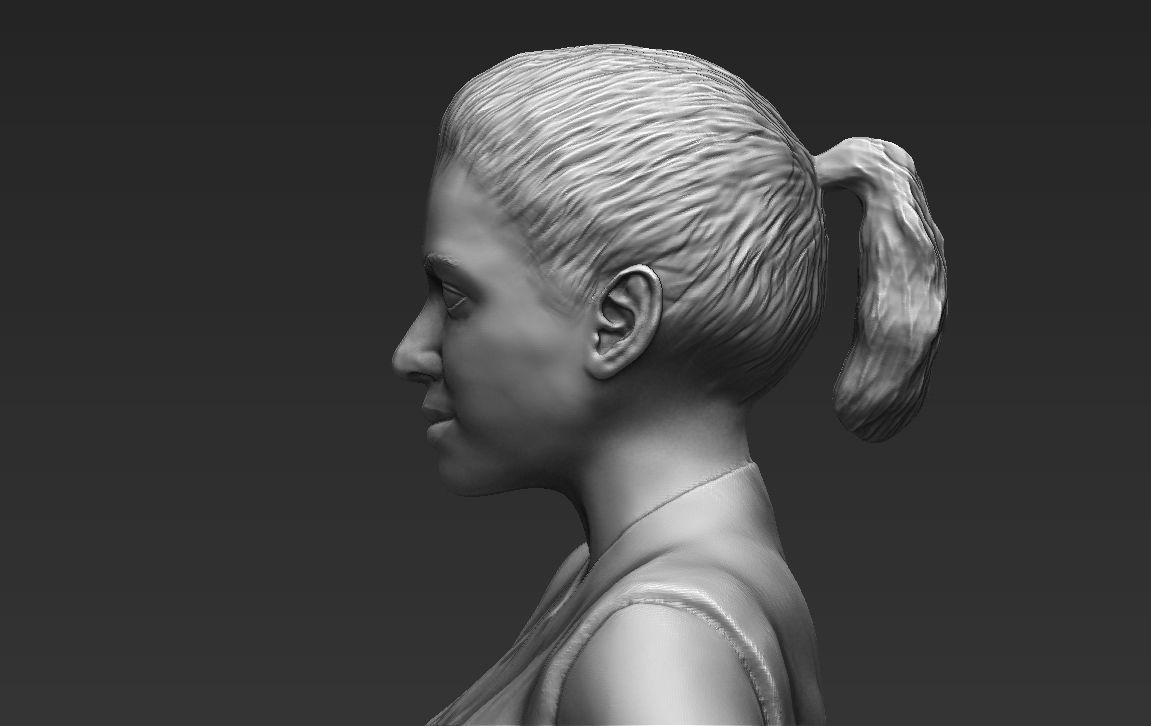 Shakira 3D printing ready stl obj formats 3D print model_15