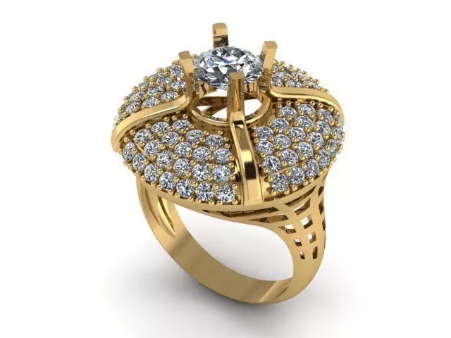 Ring T00654 3D print model_0