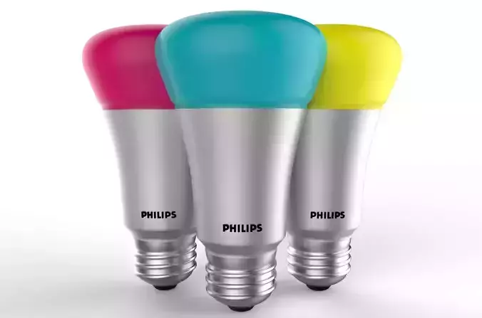 philips hue ambiance color lamp Low-poly 3D model