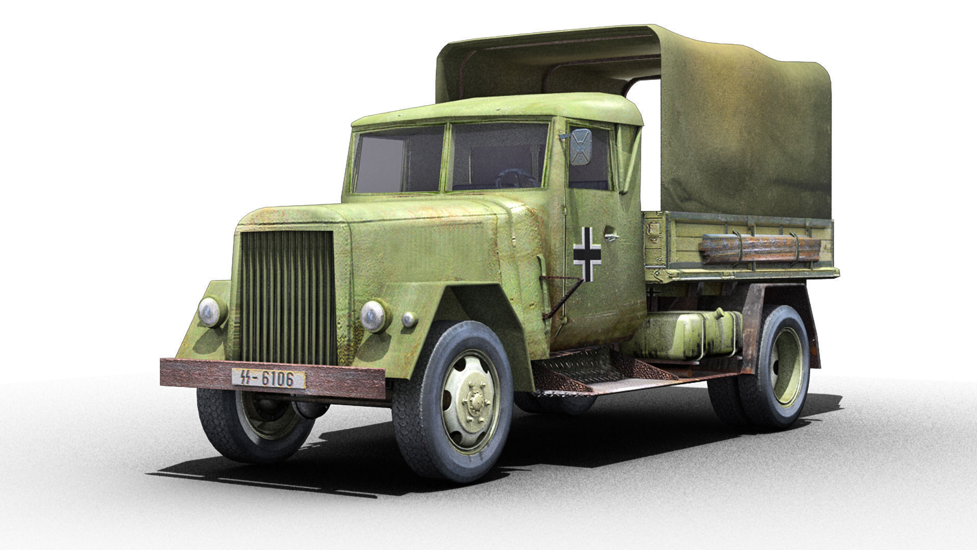 German WWII Henschel Truck