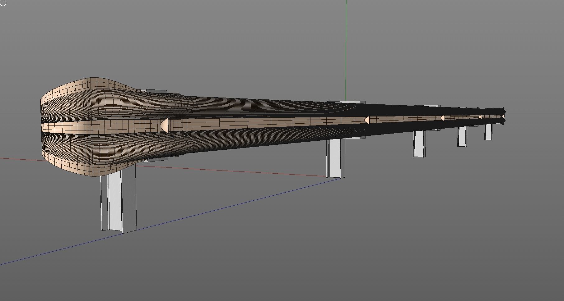 Guard Rail 3D model_5