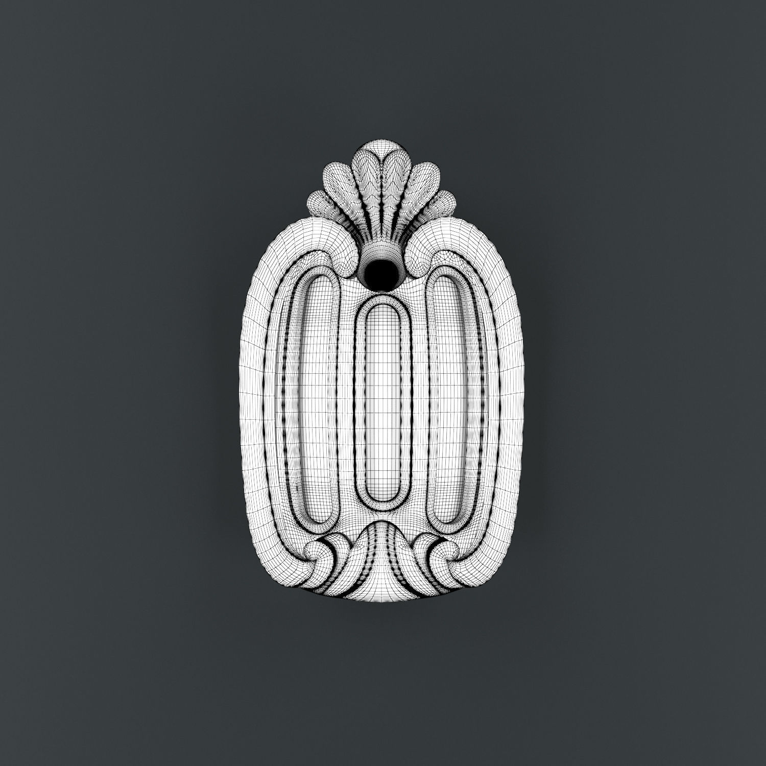 Decor marble sculpture 3D print model_2