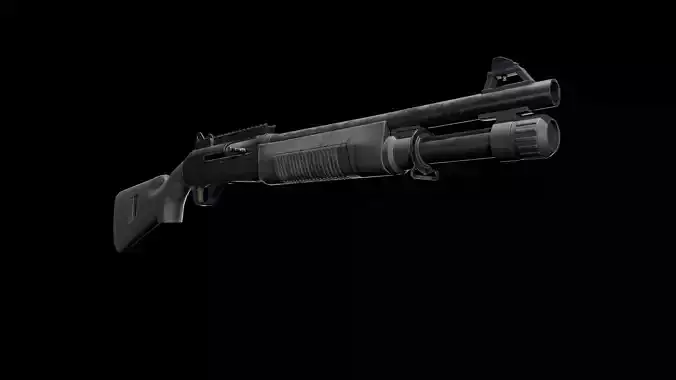 Benelli M4 Tactical Shotgun 3D model