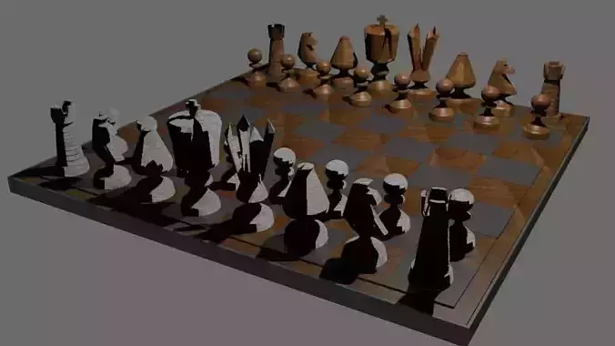 Chessboard chess board with pieces