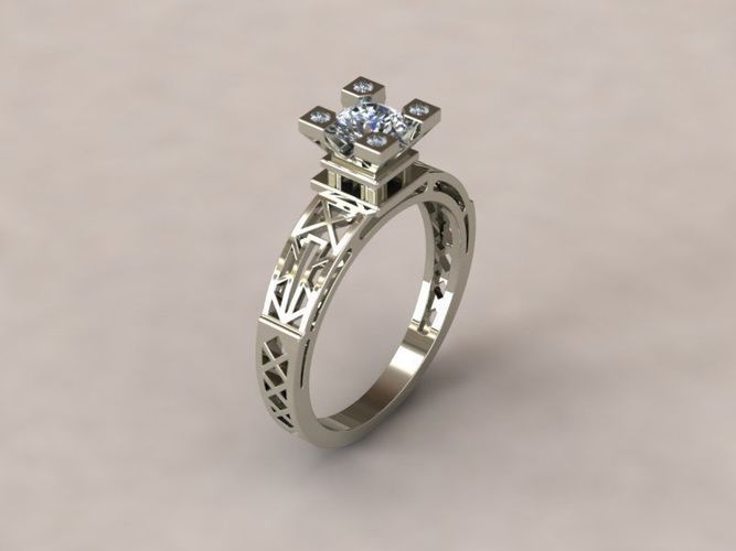 Ring Tower 3D print model