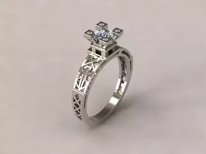 Ring Tower 3D print model